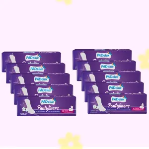 PADelux Pantyliner 155mm-20 Liners With fragnance (pack of 10)