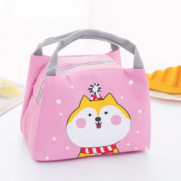 Small Bento Cute Pet Series Thermal Insulated Lunch Bags with Zippers - Image 4