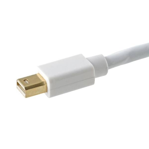 6Ft 32Awg Mini Display Port Cable - White - Image 2