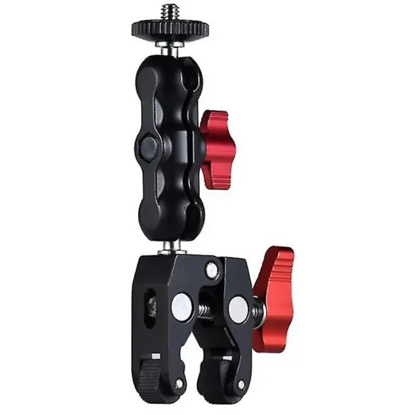 Camera Magic Arm 360° Ball Head with Crab Claw Clip Universal Monitor Bracket BallHead Clamp Super Holder Stand - Image 4