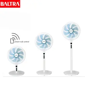BALTRA Wifi Model Fan | Infinia | BF 236 | 14” | BLDC with Oscillation | Wifi Stand Fan | With timer | 3 speed control | Low energy consumption | 24 months warranty