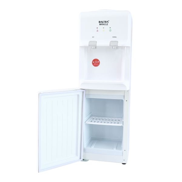 BALTRA Standing Water Dispenser | 2 taps for hot & normal water | Heating capability: 5 L/hr | Heating temperature: 90°C | Made with ABS material | Comes with a storage compartment 550 W | 12 Months Warranty - Image 3