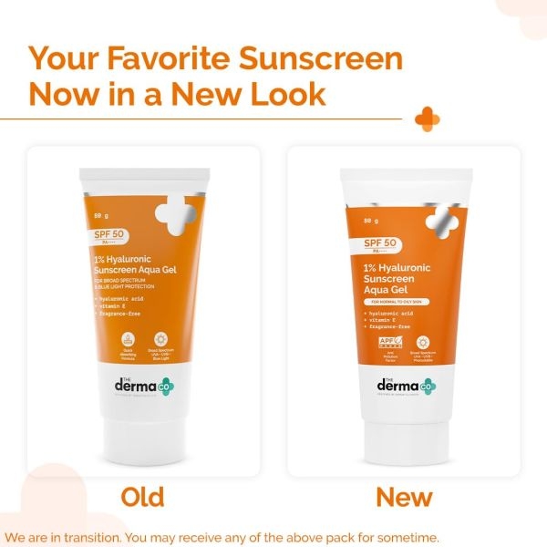 The Derma Co. 1% Hyaluronic Sunscreen Aqua Gel 80gm - Image 3