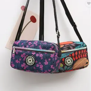 KOJA Mini Messenger Bag Waterproof Nylon Shoulder Strap Bag Graffiti Crossbody Bag