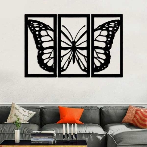 Butterfly Wooden Canvas Wall Art Decor