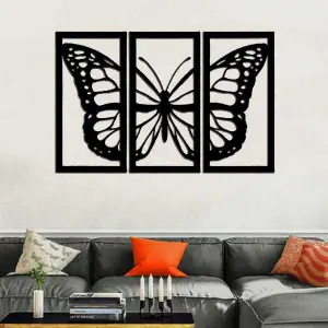 Butterfly Wooden Canvas Wall Art Decor