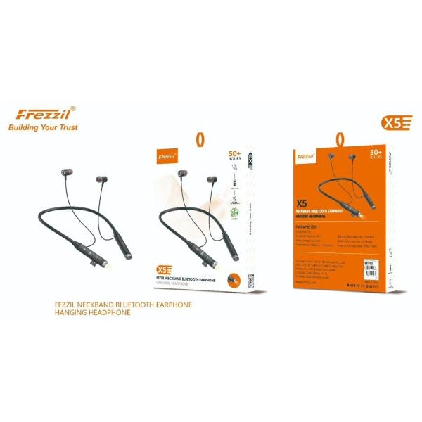 Frezzil Neckband Bluetooth Earphone Hanging Headphone - Image 2