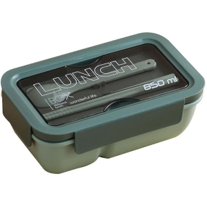 1100ml Microwave Lunch Box Portable 2 Layer Food Container Healthy Lunch Bento Boxes Lunchbox With Cutlery
