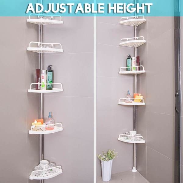 No Tools 4 Tier Multi Use Rack Corner Shelf - Image 2