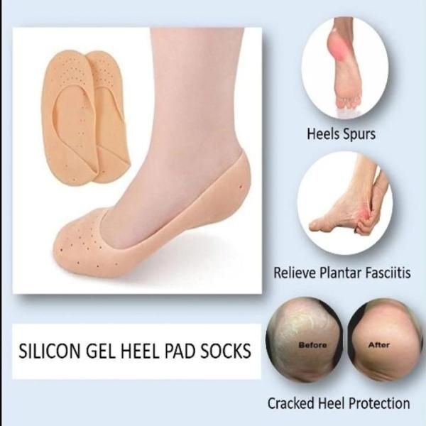 Anti Crack Full Length Silicone Foot Protector Moisturizing Socks For Foot-Care And Heel Cracks For Summer - Image 4