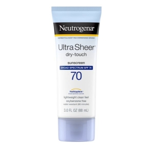 Neutrogena® Ultra Sheer® Dry-Touch Sunscreen Lotion Broad Spectrum SPF 70, 3 Fl. Oz by Genuine Collection