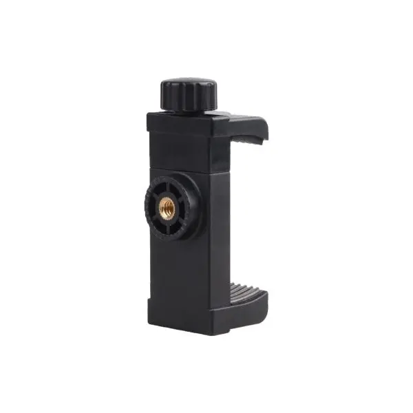 Smartphone Clamp Tripod Mount Adapter Bracket Phone Holder with 1/4 inch Screw - Image 2