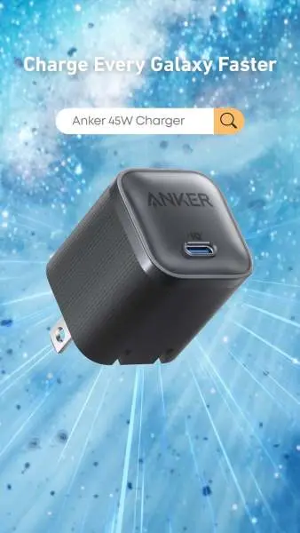 45W Fast Charger 1C USB-C | Compact Power Adapter