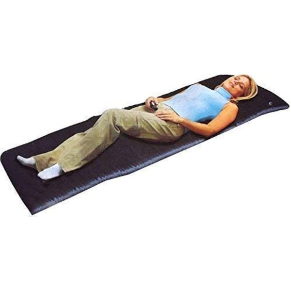 Massage Mat,Luxurious Silky-Quilted Mat With Soothing Heat Massage Cushion - Image 3