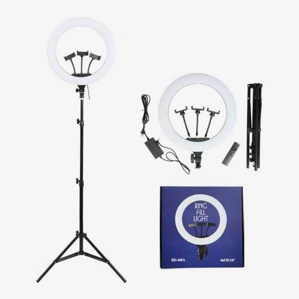46cm LED Selfie Ring Light with Stand Ringlight With Tripod 60W 3200K-5600K Adjustable Color Temperature - Image 2