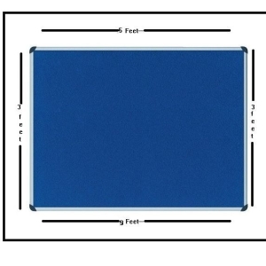 Notice Board/ Bulletin Board/ Pin Board of 5*3 Feet Size By Mitrata Suppliers
