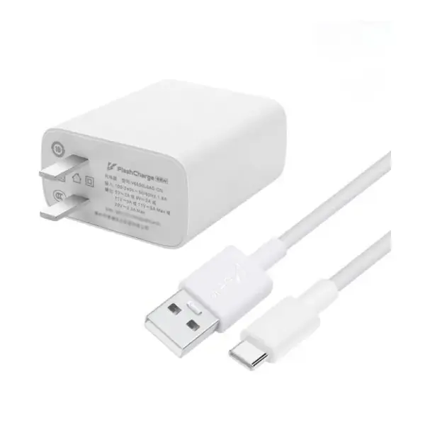66W Ultra Fast Flash Charging Charger With 1M USB-C Quick Charging Data Cable For iQOO Neo 5 - Image 2
