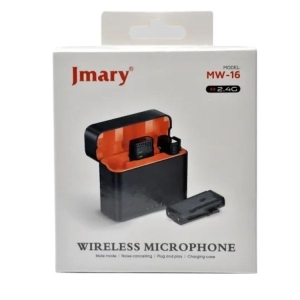 Jmary MW-16 | 2.4G Wireless Microphone for Mobile & Camera | Dual Microphone