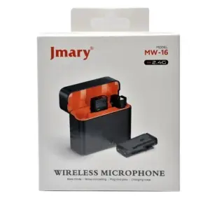 Jmary MW-16 | 2.4G Wireless Microphone for Mobile & Camera | Dual Microphone