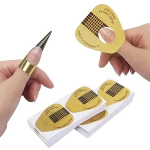 Professional Plastic Gel Tips SUMMER Nail Form for Nail Art Extension Nail Forms Manicure Nail Extennsion tools