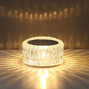 Crystal Atmosphere Desk Lamp Touch Control Brightness RGB bedside Lamp