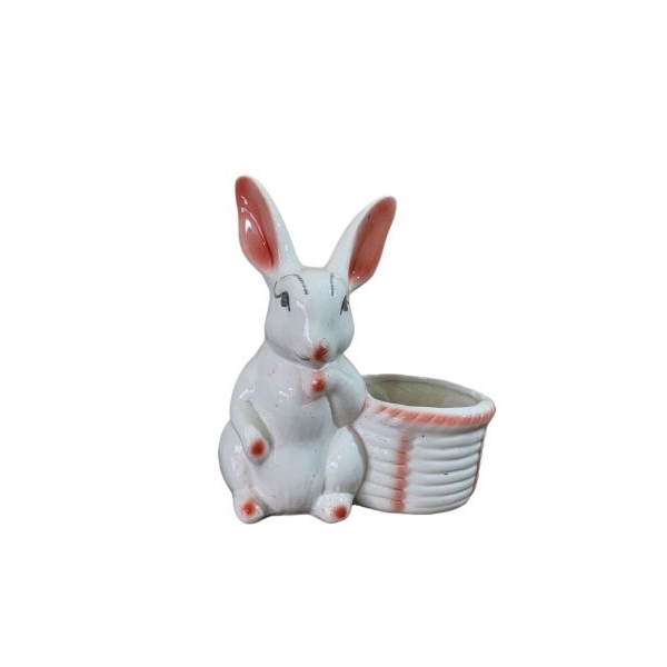 3.5 Inch Cute Rabbit Shaped Ceramic Pot - Image 2