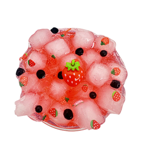 KOJA Jelly Fruits Scented Cube Crunchy, Soft & Non-Sticky Slime Toys For Kids 70 ml - Image 7