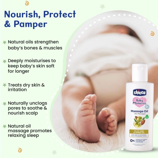 Chicco baby Massage oil 200 ml - Image 5