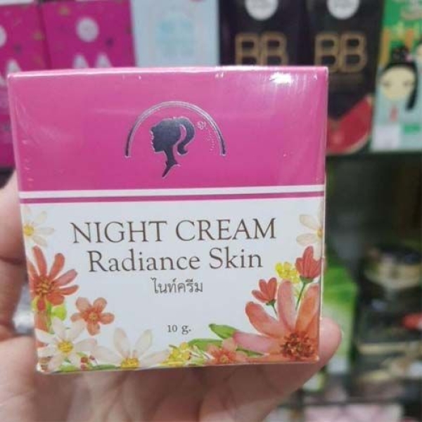 Night Cream Radiance Skin, Anti Blemish Cream - 10g - Image 3
