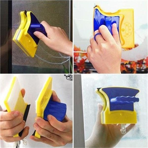 Magnetic Window Cleaner Double Side Glass Wiper Surface Brush Cleaning - Image 5