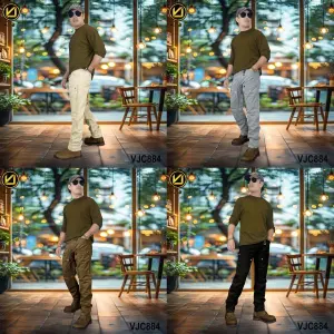 VIRJEANS (VJC884) Front Cargo Box Pant For Men- All Colors