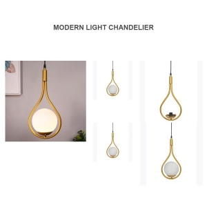 Golden Ovel Decorative Hanging Light