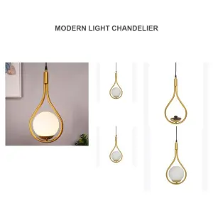 Golden Ovel Decorative Hanging Light