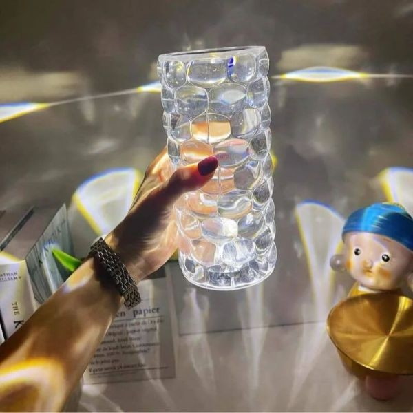 LED Water Drop Cordless Crystal Table Lamp - Image 3