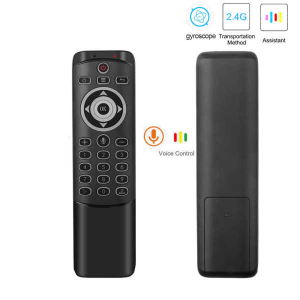 MT1 Backlit Gyro Wireless Fly Air Mouse 2.4G Smart Voice Remote Control For X96 Mini H96 MAX X2 CUBE Android TV Box Vs G20S G30