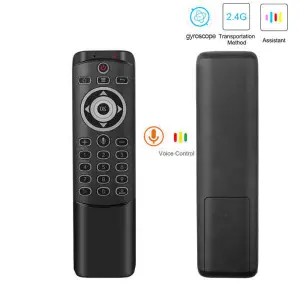 MT1 Backlit Gyro Wireless Fly Air Mouse 2.4G Smart Voice Remote Control For X96 Mini H96 MAX X2 CUBE Android TV Box Vs G20S G30