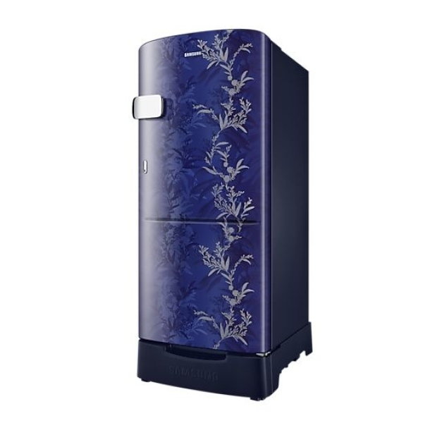 SAMSUNG RR20C2Z226U/IM 192 Litres Single Door Refrigerator with Stylish Grande Design (Flower Pattern Blue) - Image 3