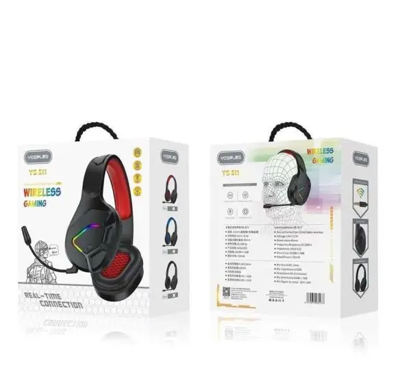 YESPLUS YS-511 Headset Handsfree Gaming Wireless Earphone Mic High Sound