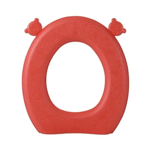 Toilet Seat Cover Waterproof Sticky Solid Color Skin-friendly Soft Thicker Home Bathroom Accessories - Image 4
