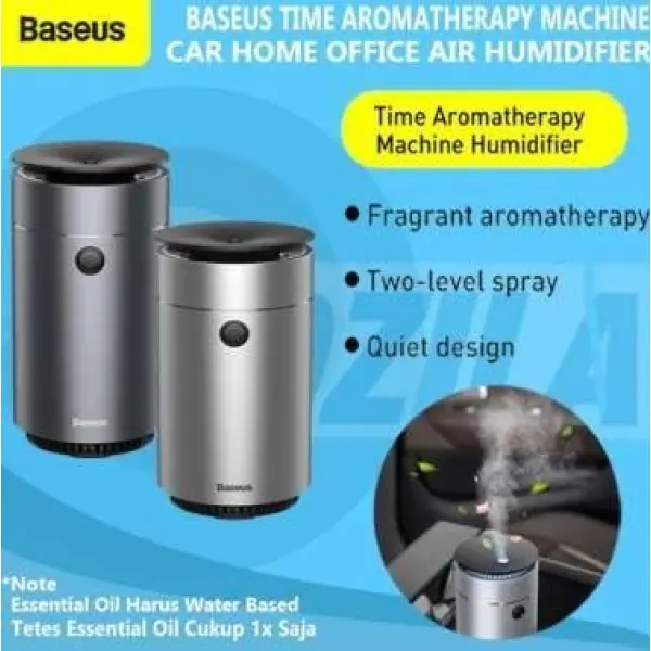Baseus Electric Air Humidifier for Home Office Car 75ml Gray - Image 3
