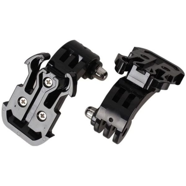 Black Vertical Surface J-Hook Buckle Mount For Gopro - Image 2
