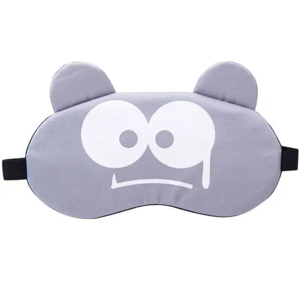 KOJA Sleep Eye Mask, Cute Cartoon Facial Expression Sleeping Eye Mask Anime Travel Rest Eye Cover Sleeping Mask Ice Hot Compress Eyepatch Blindfolds 6 - Image 2