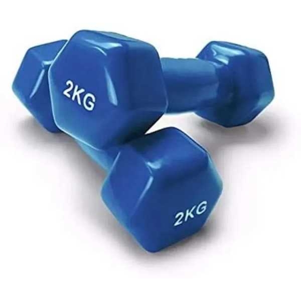 1kg, 2kg, 3kg, 4kg, 5kg Vinyl Coated Dumbbell For Home Workout - Image 2
