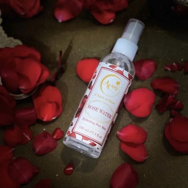 Avani Premium 100% Natural Hydrating Rose water / skin toner - 100 ml spray - Image 2