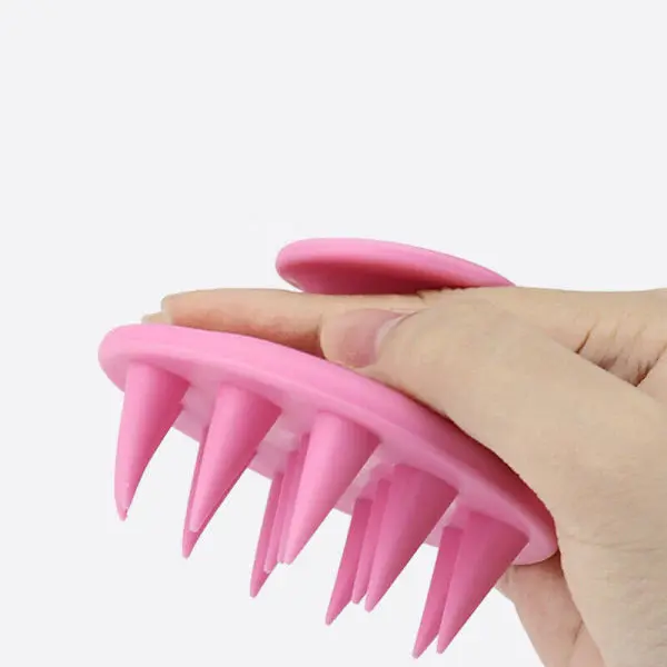 NepLiving Silicone Hair Scalp Massager Brush Massaging Shampoo Brush Shower Cleaner Bath - Image 4