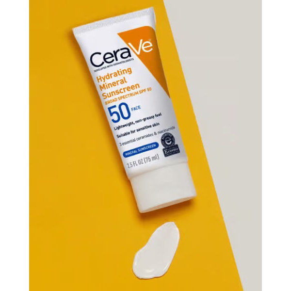 CeraVe Hydrating MIneral Sunscreen - 75ml - Image 2