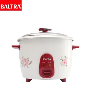 Baltra Rice Cooker | Dream Regular | BTD 350 | 0.8 ltr | Auto cooking & keep warm | Detachable cooking pot | Thicker outer body | Stainless steel lid | 350 watt | 12 Month Warranty