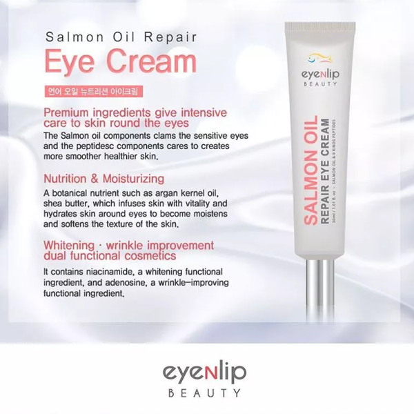 KOJA Eyenlip Salmon Oil Repair Eye Cream 30 ml - Image 3
