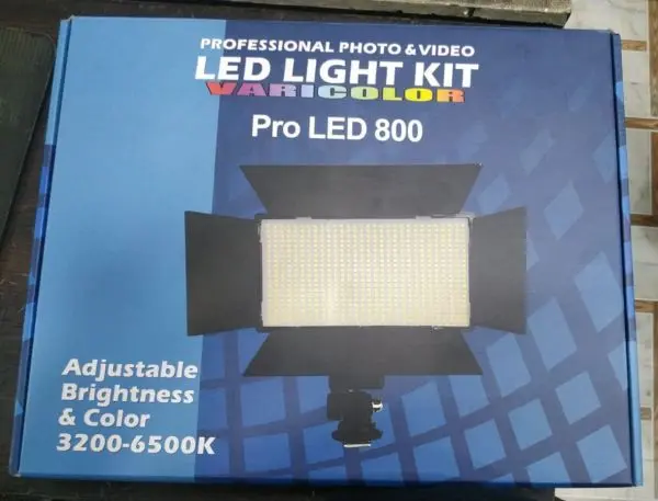 Professional Photo & Video LED Light Kit Pro LED 800