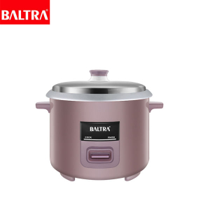 BALTRA Rice cooker | Galaxy | 1.8 ltr | Detachable cooking pot | Detachable Power Cord | Stainless steel housing | Aluminium Cooking Pot | Porridge Scoop | Measuring Cup Included | 12 Months warranty | 700